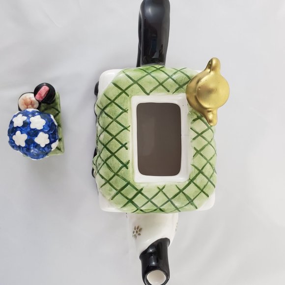 Houston Harvest Gift Products Table Design Teapot - Picture 6 of 8